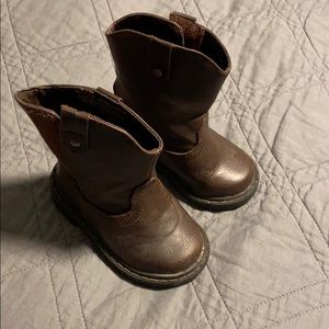 Toddler boys work boots cowboy boots size 5